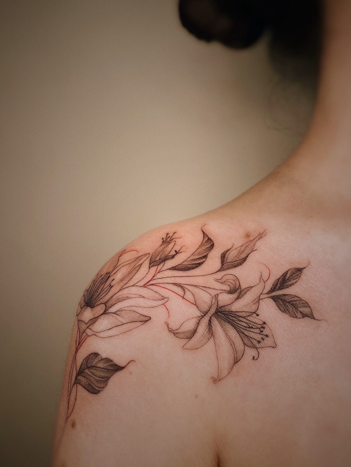 Fine lihe tattoo